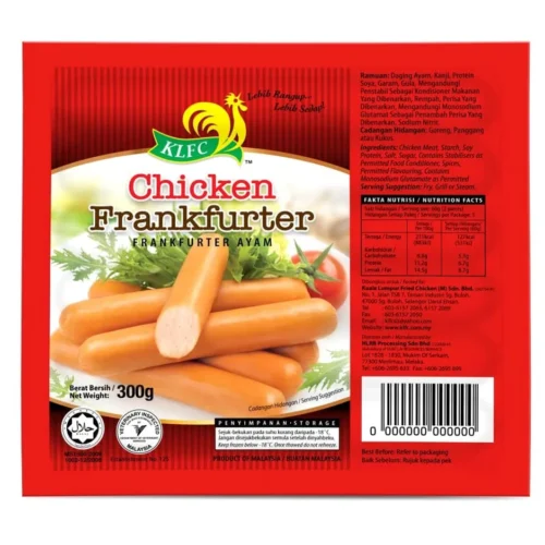 KLFC Chicken Frankfurter 300g