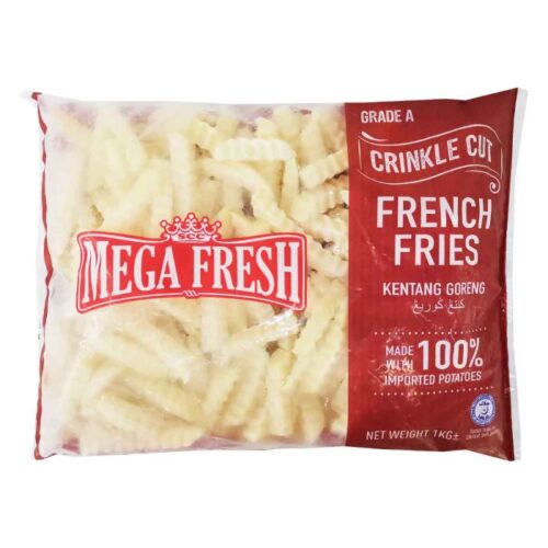 MEGA FRESH French Fries Crinkle Cut 1kg